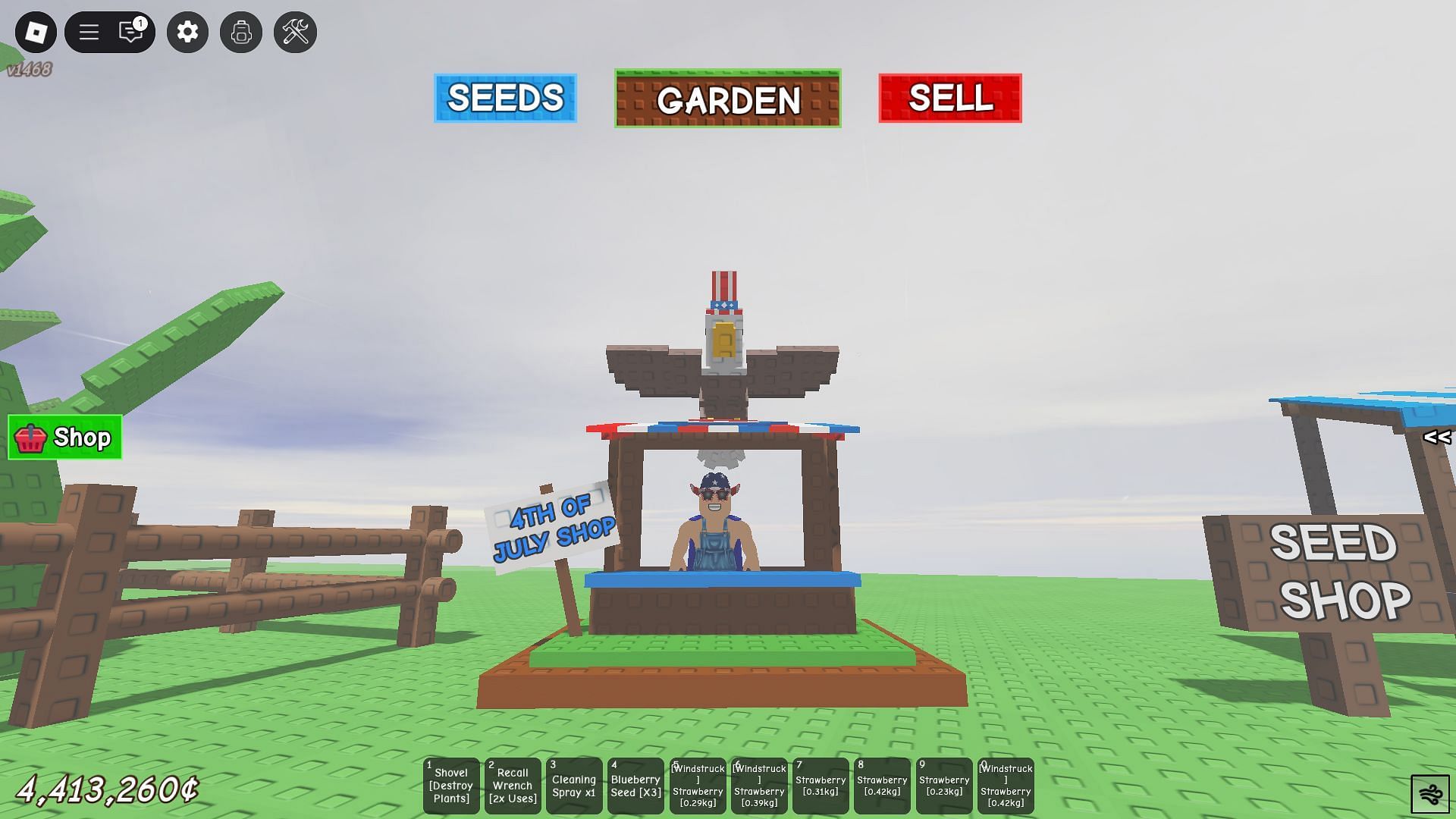 The 4th of July Shop (Image via Roblox)